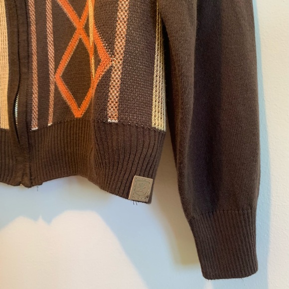 Stacy Adams Geo Cardigan Sweater 2XL - Picture 4 of 9